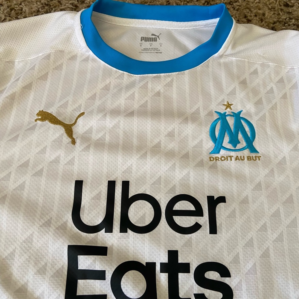 Droit Au But Marseilles Puma Soccer Jersey Futbol. New, Rare! Small Men NWT Uber